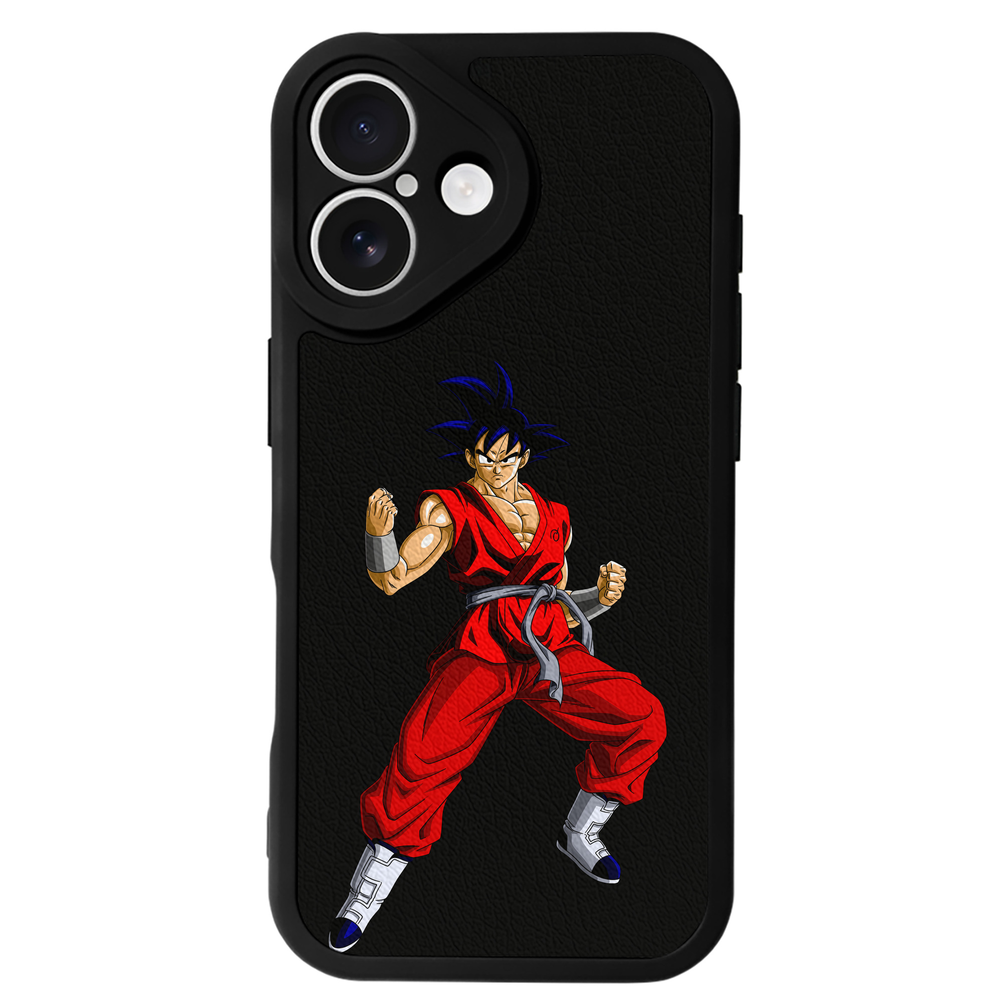 （画像用） ドラゴンボール 孫悟空（そん ごくう）Son Goku カカロット DRAGON BALL Kakarotto 【iPhone 16シリーズ対応】シリコンスマホケース（レザー調） 材質：シリコン